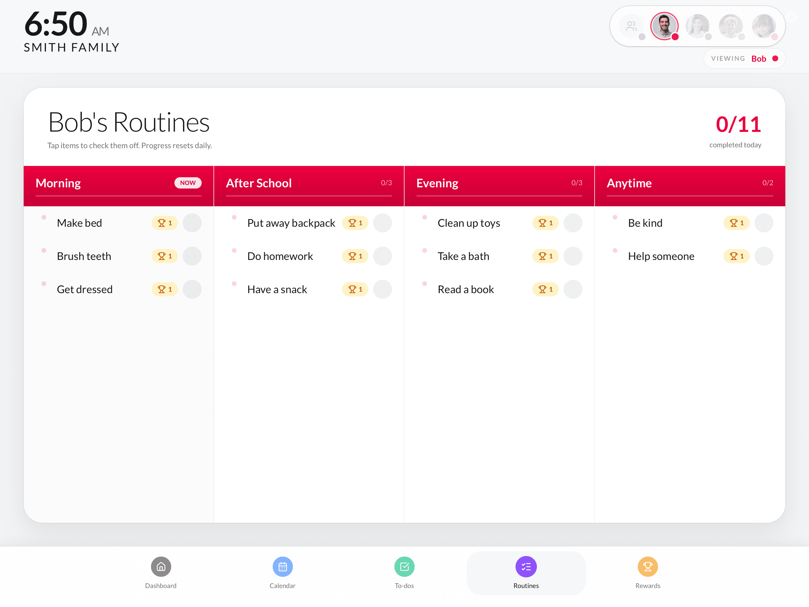 Routines that build habits